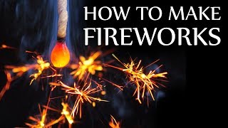 How To Make Senko Hanabi Sparklers very rare Japanese fireworks [upl. by Notsuj347]