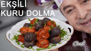 KURU DOLMA ❗️Biber ve Patlıcan Dolması Nasıl Yapılır❓Oktay Usta [upl. by Monafo814]