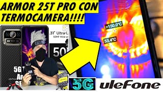 ULEFONE ARMOR 25T PRO recensione smartphone 5g con termocamera night vision e telecomando infrarossi [upl. by Kirt54]