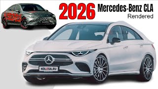 New 2026 Mercedes Benz CLA Rendered [upl. by Beauregard]