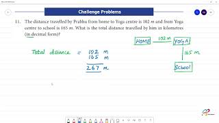 Class 7 TN Maths TERM III 1 NUMBER SYSTEM Exercise 15 11 The distance travelled by Prabu [upl. by Elysia]