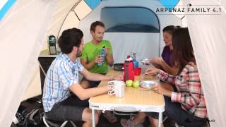 The Quechua Arpenaz 41 Family Tent [upl. by Waddington403]