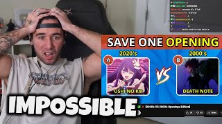 SAVE ONE ANIME OPENING 2020s vs 2000s [upl. by Petie166]