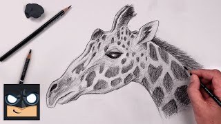 How To Draw a Giraffe  YouTube Studio Sketch Tutorial [upl. by Nnylrebma]