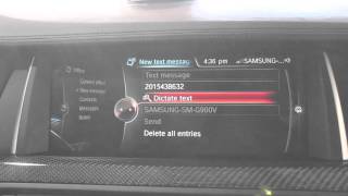 Texting Features  2016 BMW IphoneAndroid [upl. by Brander]