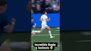 Jacob Stockdale hit the send button to leave the Leinster in his wake 🚀irishrugby ulsterrugby [upl. by Domash]