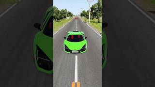 Colourful Cars vs Hydraulic Crush  BeamNGDrive shorts beamng [upl. by Tudela364]