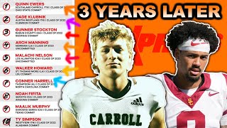 They WERE The TOP 10 HIGH SCHOOL QBs in 2021 Where Are They Now [upl. by Llerud851]