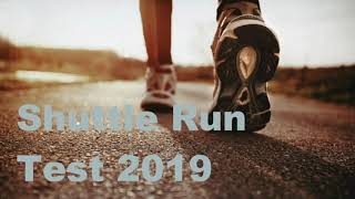 SHUTTLE RUN TEST  MET MUZIEK  2024 [upl. by Eniawd]