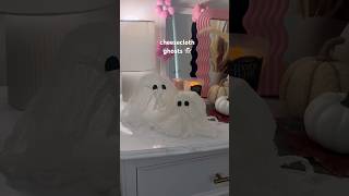 👻 DIY Cheesecloth Ghost For Halloween [upl. by Mikel]