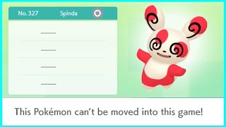 Spinda BANNED From Pokémon Home [upl. by Sandell238]