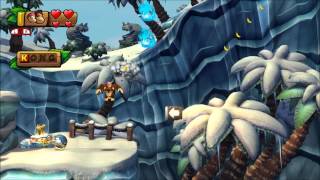 Donkey Kong Country Tropical Freeze  100 Walkthrough  61 Homecoming Hijinx Puzzle and KONG [upl. by Florin]