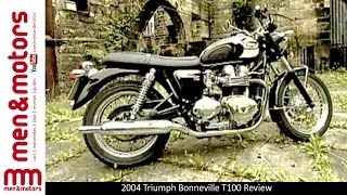 2004 Triumph Bonneville T100 Review [upl. by Ettigdirb]