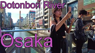 【Osaka Walk🐈】Osaka Dotonbori 4K [upl. by Eizus]