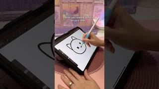 iPad drawing 💕✏️ apple pencil  procreate app  digital art  iPad accessories [upl. by Padegs]