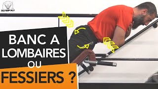 Muscler les FESSIERS grâce aux extensions au banc à lombaires Musculation de la chaîne postérieure [upl. by Airebma]