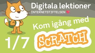 Scratch för nybörjare Introduktion del 17  Digitala lektioner [upl. by Enivid868]