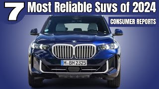 Most Reliable Suvs of 2024 as per consumer reports  SUVs to buy [upl. by Larimor]