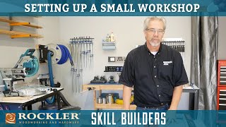 Setting Up a Small Woodworking Shop  Rockler Skill Builders [upl. by Savinirs880]