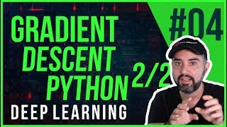 DEEP LEARNING 04 PYTHON DO GRADIENT DESCENT  DEEP LEARNING [upl. by Yhpos]