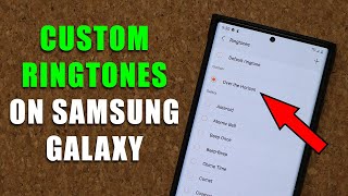 How to Set ANY Song as Custom Ringtone on your Samsung Galaxy Smartphone [upl. by Aihsak879]