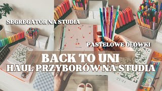 BACK TO UNI  PRZYBORY NA UCZELNIE SEGREGATOR  haul [upl. by Lajet]