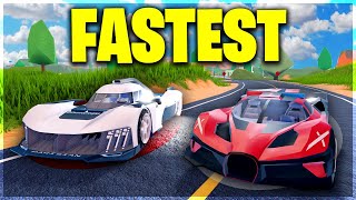 Top 10 FASTEST Roblox Jailbreak Vehicles in 2024 [upl. by Cleary]