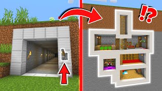 The MOST Secret Underground Base in Minecraft [upl. by Zarah]