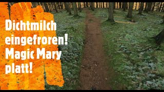 MTB Eifelsteig Platten am Magic Mary super gravity  Dichtmilch eingefroren [upl. by Ahseinad789]