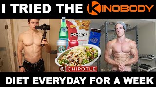 I tried the KINOBODY DIET for 7 DAYS  Intermittent Fasting TONS of Chipotle Chips Chocolate [upl. by Liggitt]