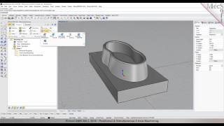 RhinoCAM 2016 5 Axis Milling Introduction [upl. by Hallvard269]