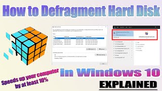 Disk Defragmentation in Windows 10 Explained [upl. by Maybelle]