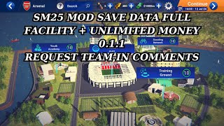 SM 25 mod save data v 011 FULL FACILITY  UNLIMITED MONEY 1 [upl. by Aninahs604]