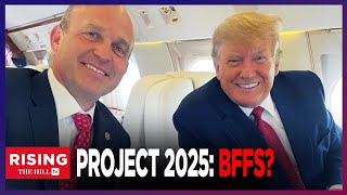 Caught RED Handed Unearthed Picture Shows Trump SideBySide With Project 2025 Leader [upl. by Kcired372]