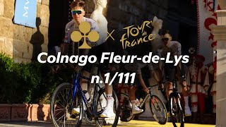 Colnago FleurdeLys n1111 with Tadej Pogacar  Grand Départ Tour de France 2024 [upl. by Enylrac]