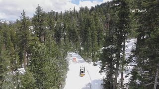 Businesses struggle with Highway 108 closure as Caltrans crews clear snow [upl. by Rhu]