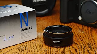 Novoflex Autofocus Adapter  Nikon F E Lens to Leica L Mount on my Leica SL2 and some bird photos [upl. by Hsreh625]