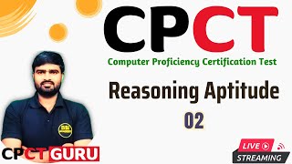 CPCT Reasoning Aptitude Part 2 [upl. by Eisak492]