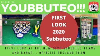 FIRST LOOK and Review of the new 2020 Subbuteo Teams Official England On Youbuuteo [upl. by Whipple414]