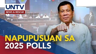 ExPres Duterte nangunguna sa mga napupusuang senatorial candidate sa 2025 elections [upl. by Aniakudo458]