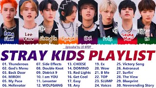 STRAYKIDS PLAYLIST 2021 UPDATED  스트레이 키즈 노래 모음 [upl. by Yornek443]