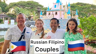 Meeting Another RUSSIAN FILIPINO Couple [upl. by Spevek]