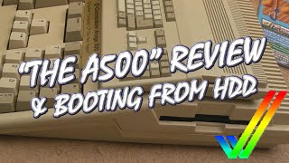 The A500 Mini Review amp Booting from HDD Commodore Amiga [upl. by Linnette]