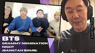 DJ REACTION to KPOP  BTS GRAMMY NOMINATION NIGHT BANGTAN BOMB [upl. by Nnail]