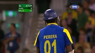 Thisara Perera thrashes Steven Smith [upl. by Adnamaa]