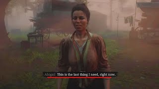 Arthur thinks its funny to say this to Abigail when Jack is kidnapped  Rdr2 [upl. by Gordon]