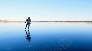 Ice Skating along the River [upl. by Alliw320]