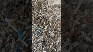 The color sorter selects black scraps from plastic scraps machine ricecolorsortermachine farming [upl. by Naenaj794]