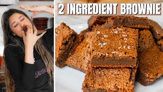 2 INGREDIENT ZERO CARB BROWNIES [upl. by Finbar981]