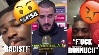 Famous Celebrities Reaction to Leonardo Bonuccis RACISM FT Sterling Santan Dave Balotelli [upl. by Demott]